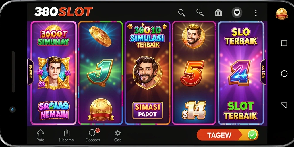 Tampilan gameplay 380SLOT yang memukau dan penuh warna.