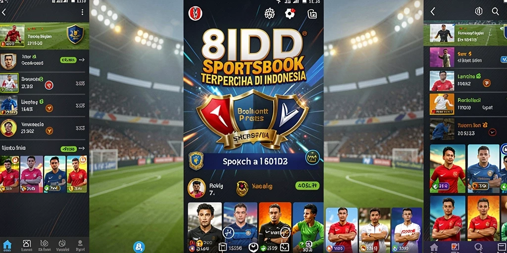 Tampilan menarik dari gameplay Sportsbook di 8ID.