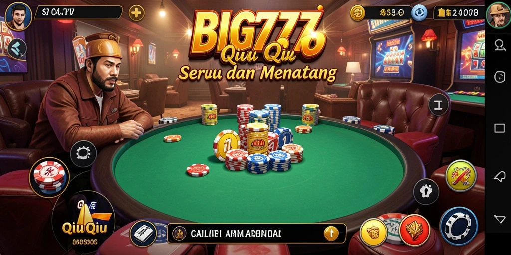 Screenshot gameplay QiuQiu yang mendebarkan dari BIG777.