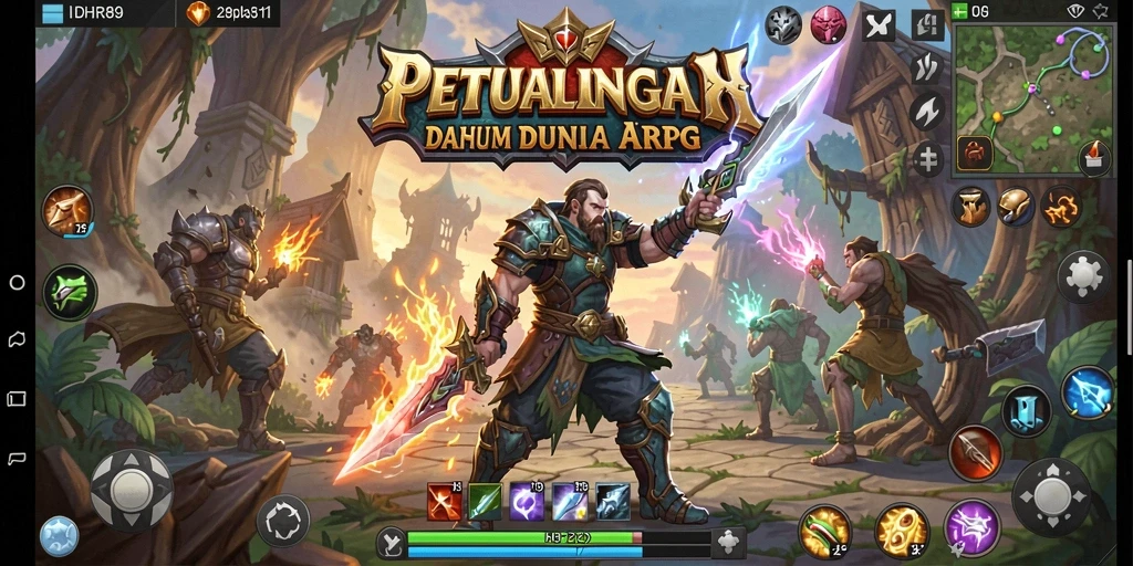 Gameplay ARPG yang memukau dan menantang di dunia fantasi.