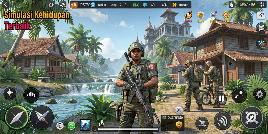 Gameplay menarik dengan simulasi kehidupan yang realistis.