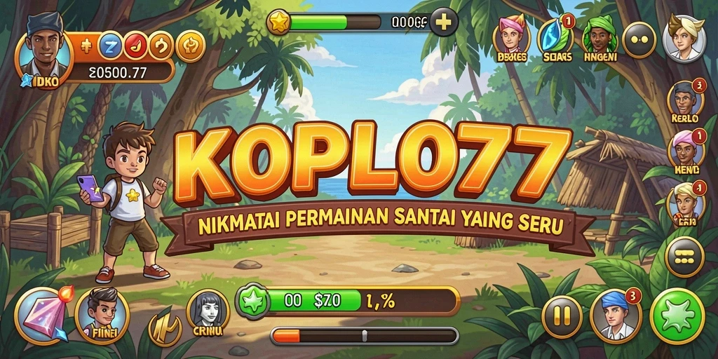 Screenshot gameplay KOPLO77 yang menampilkan serunya permainan Casual.