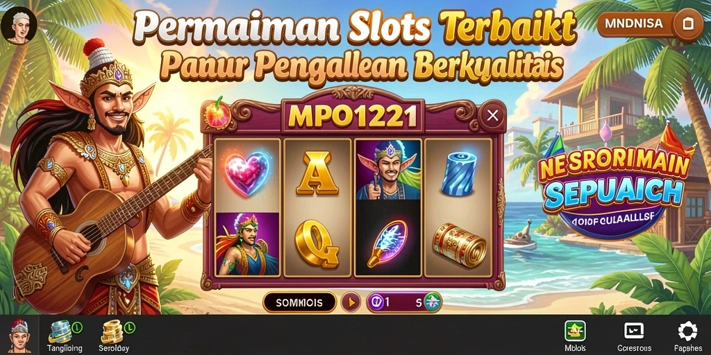 Screenshot gameplay MPO1221 menampilkan serunya permainan Slot.