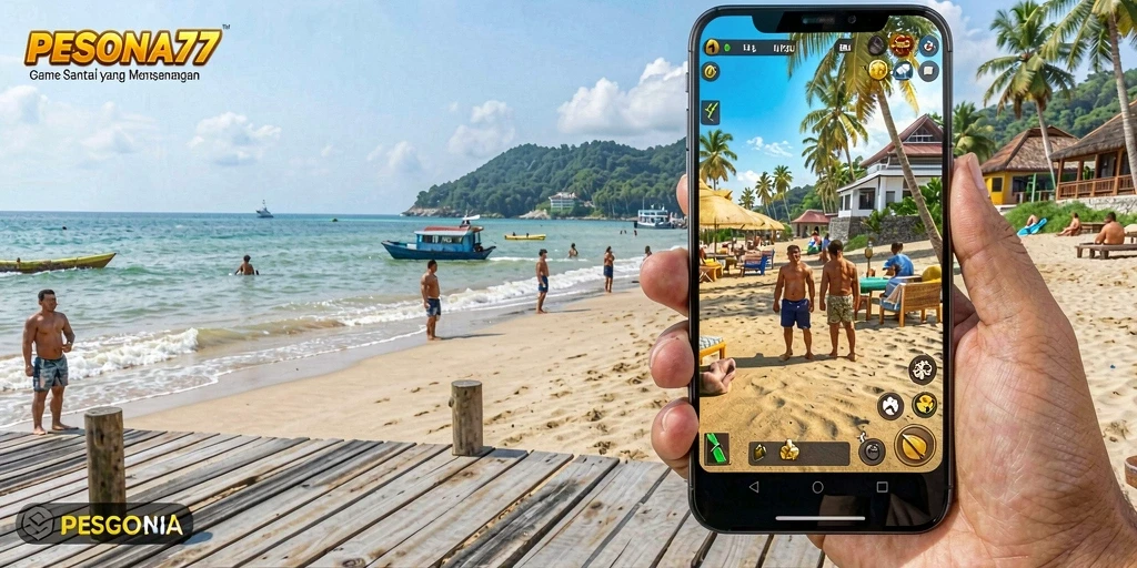 Screenshot PESONA77 menampilkan gameplay yang seru dan penuh warna.