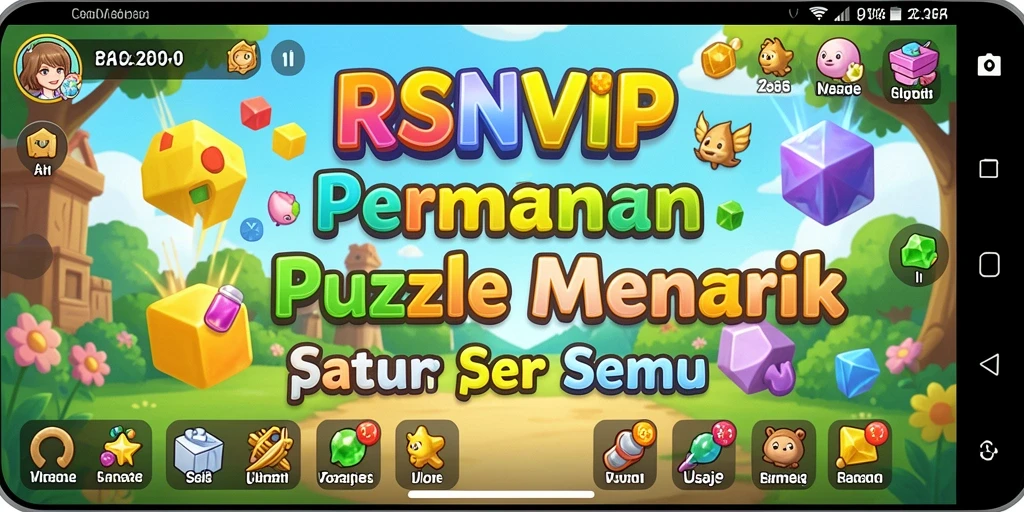 Tampilan gameplay RSNVIP dengan teka-teki yang menantang dan menarik.