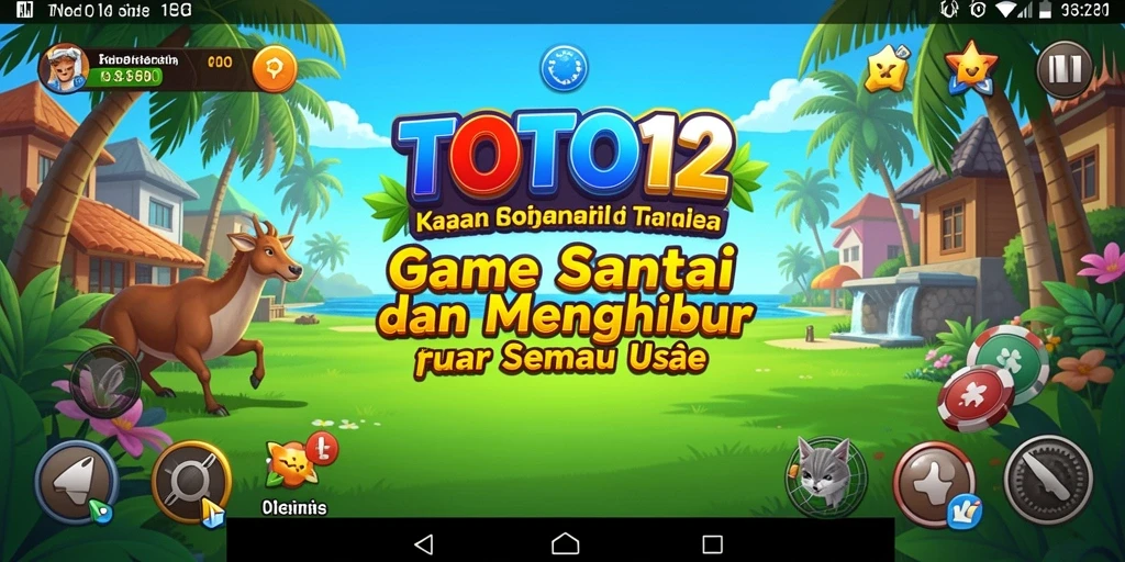 Screenshot gameplay TOTO12 menampilkan keseruan dan kesederhanaan permainan.